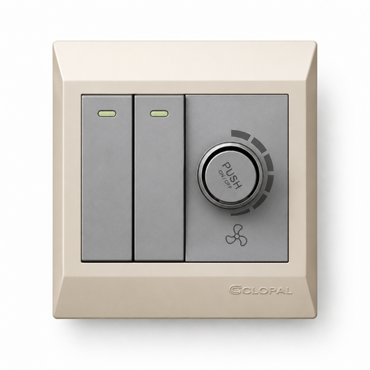 Clopal Golden Metalic Series 2 + 1 Dimmer Superior Quality
