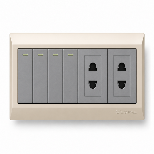 Clopal Golden Metalic Series 4 + 2 Superior Quality