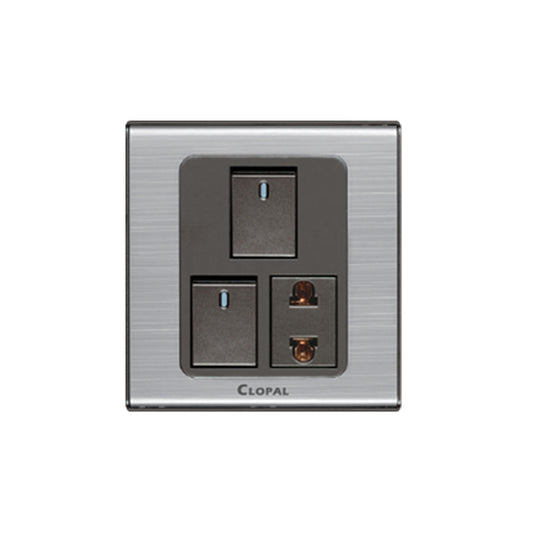 Clopal Inspire Series 2  switch + 1 socket Superior Quality