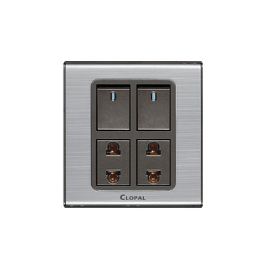 Clopal Inspire Series 2  switch + 2 socket Superior Quality