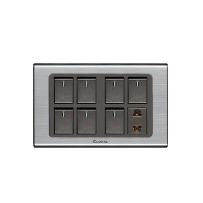 Clopal Inspire Series 7 switch + 1 socket Superior Quality – Clopal Online