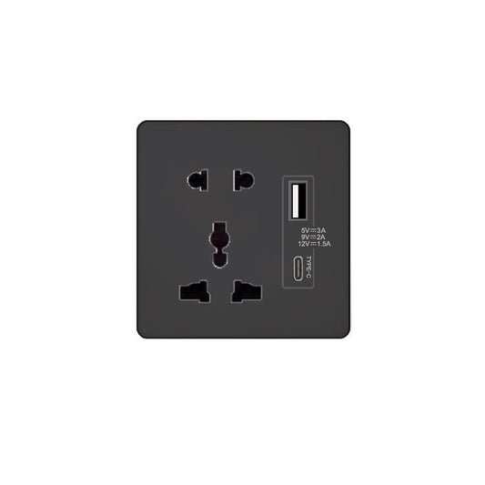 Clopal Jaguar Black Series USB & Type C with Universal Socket Superior Quality
