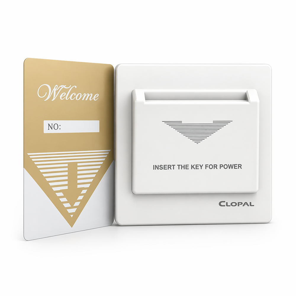 Clopal Hotel Key Card Power Switch – RFID Energy Saving Switch (16A ...