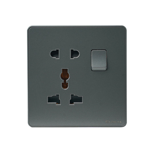 Clopal Platinium Series Light Plug Switch + Extra Socket Superior Quality