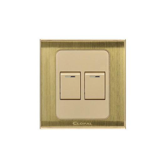 Clopal Prime Series 2-Gang Switch Superior Quality