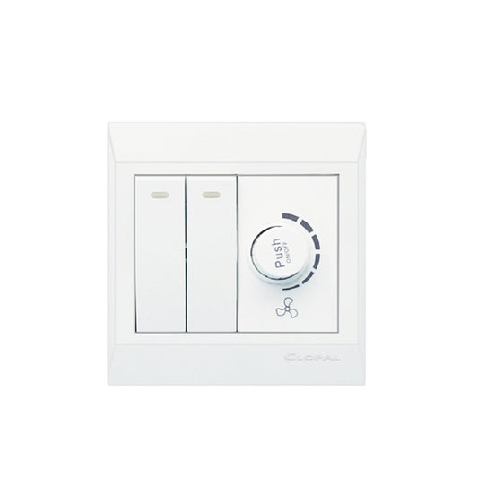 Clopal Pure White Series 2 + 1 Dimmer Superior Quality