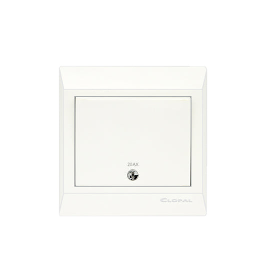 Clopal Pure White Series 20A Double Pole Switch Superior Quality