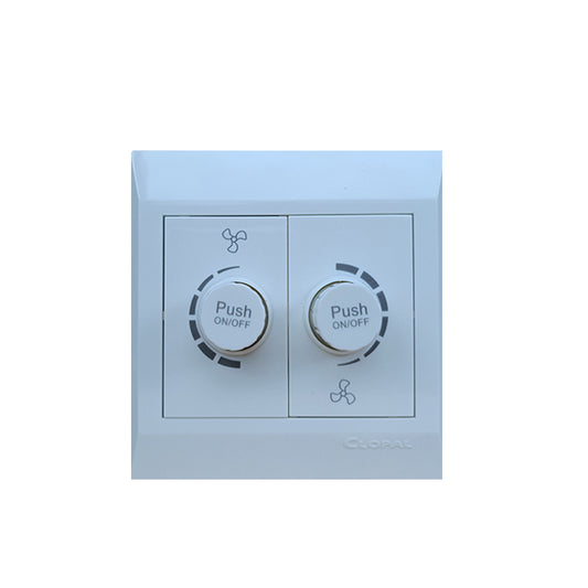 Clopal Pure White Series Double Dimmer Superior Quality