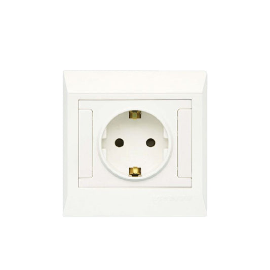 Clopal Pure White Series Euro Socket Superior Quality