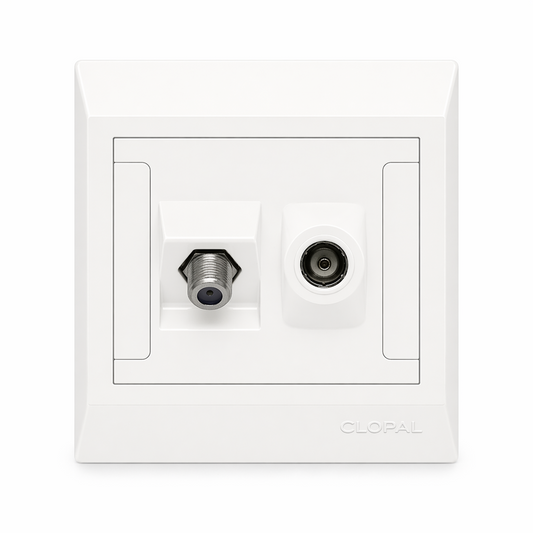 Clopal Pure White Series 2-TV Superior Quality