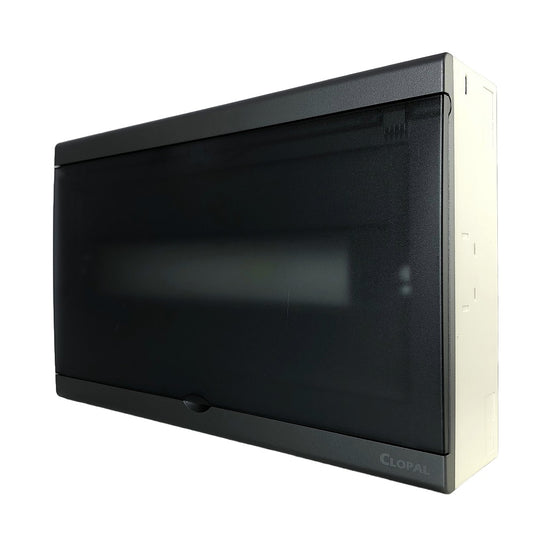 Clopal Distribution Box | 16 to 18 Ways | Surface Mounted | Circuit Breaker Box | Solar PV Compatible | Indoor Use
