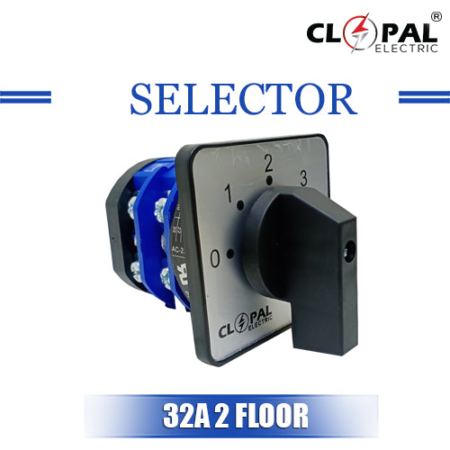 Clopal 32 & 50Amp 8 Terminals Small Phase Selector & Rotary Changeover Switches