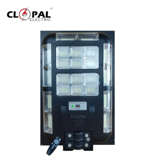 Clopal 120 & 200W LED Solar Street Light PIR Motion Sensor + Remote Control + Solar Charging