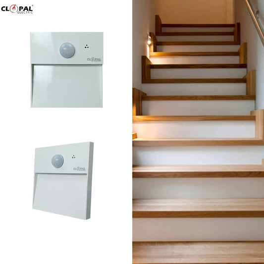 Clopal Motion Sensor LED Stair Light Step Light Indoor / Outdoor Waterproof Stair Step Light 220V