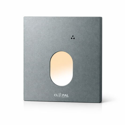 Clopal EGG Grey LED Stair Light Step Light Indoor / Outdoor Stair Step Light 220V