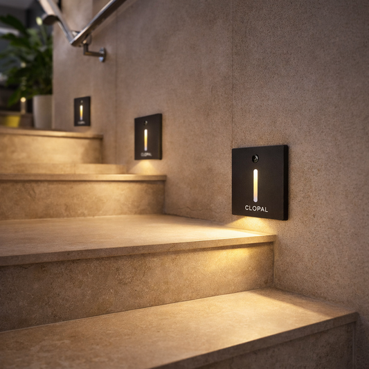 Clopal M90 Motion Sensor LED Stair Light Step Light Indoor / Outdoor Stair Step Light 220V
