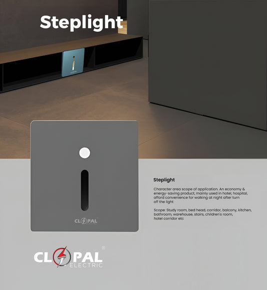 Clopal M90 Motion Sensor LED Stair Light Step Light Indoor / Outdoor Stair Step Light 220V