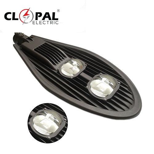 Clopal 100W High Output LED Street Lighting IP65 Waterproof Tempered Glass Roadway Lighting - White