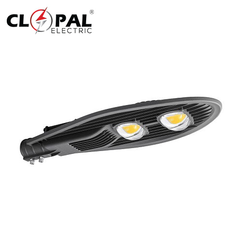 Clopal 100W High Output LED Street Lighting IP65 Waterproof Tempered Glass Roadway Lighting - Warm