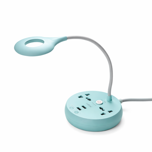 Clopal Dimmable Desk Lamp 2 USB Ports with Multi Sockets