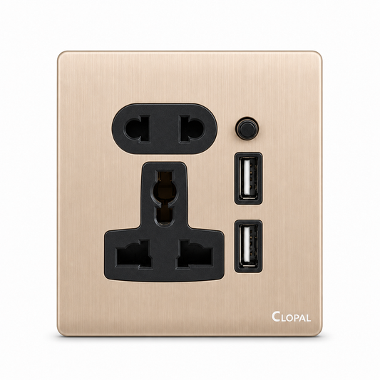 Clopal Thunder Series USB with Universal Socket Superior Quality