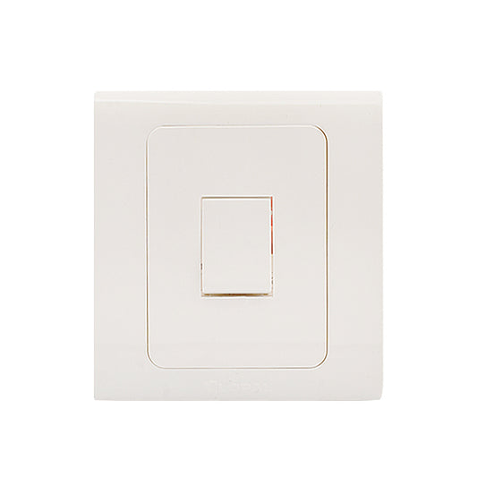 Clopal Typer White Series 1-Gang Switch Superior Quality