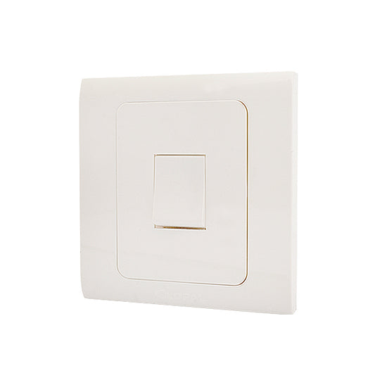 Clopal Typer White Series 1-Gang Switch Superior Quality