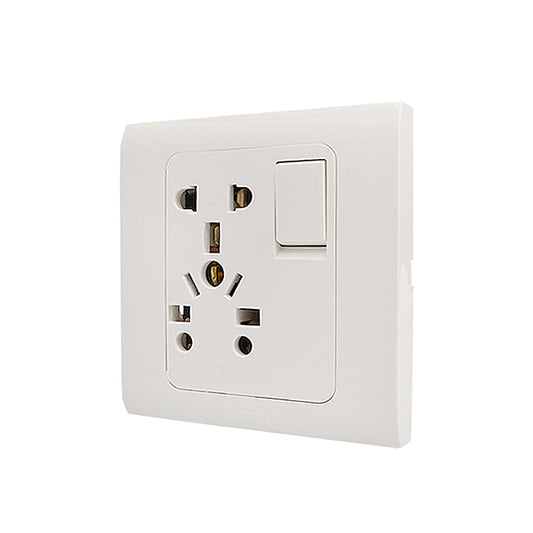 Clopal Typer White Series 6 in 1 Socket Superior Quality