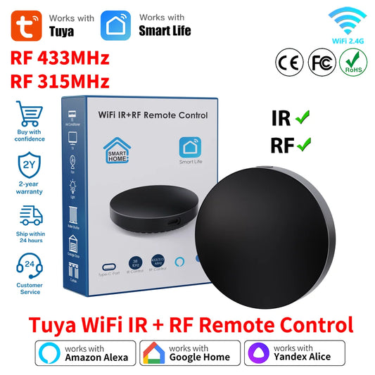 Clopal Wifi IR Remote Control Universal Temperature Humidity Sensor – for Air Conditioner Fan TV Voice Alexa Google Home
