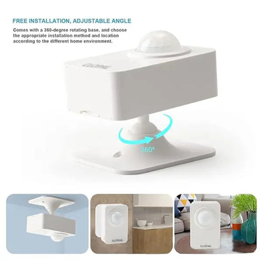 Clopal WiFi PIR Motion Sensor – Wireless Human Body Movement Infrared Detector – Smart Life Home – Security Alarm System