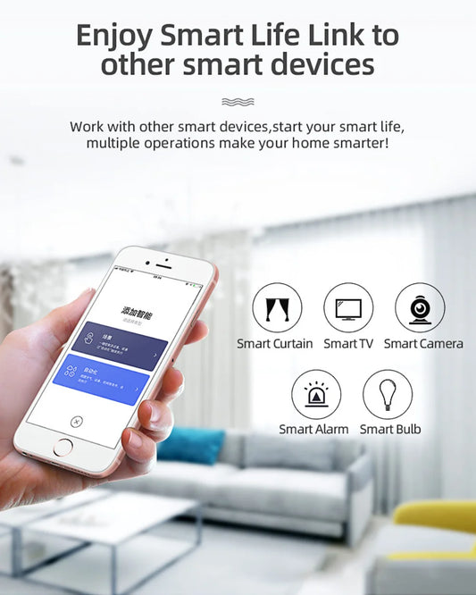 Clopal WiFi PIR Motion Sensor – Wireless Human Body Movement Infrared Detector – Smart Life Home – Security Alarm System