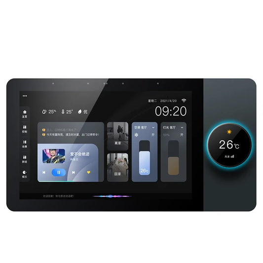 Clopal Smart Knob Wireless Home Control Panel – 6” Android Touch Screen with Zigbee Gateway & Voice Control