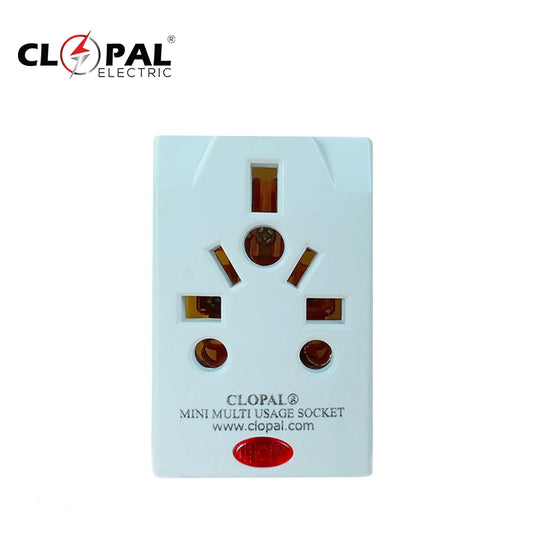 Clopal Multi Plug & Socket with Fuse Protection